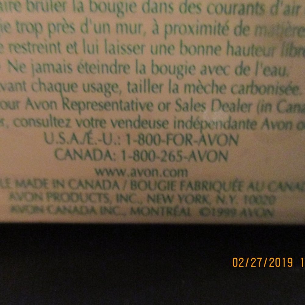 Avon Sunrise Candle - Picture 4 of 6